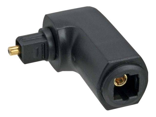 INLINE - OPTO Audio Adapter - Toslink Buchse / Stecker - 90° gewinkelt