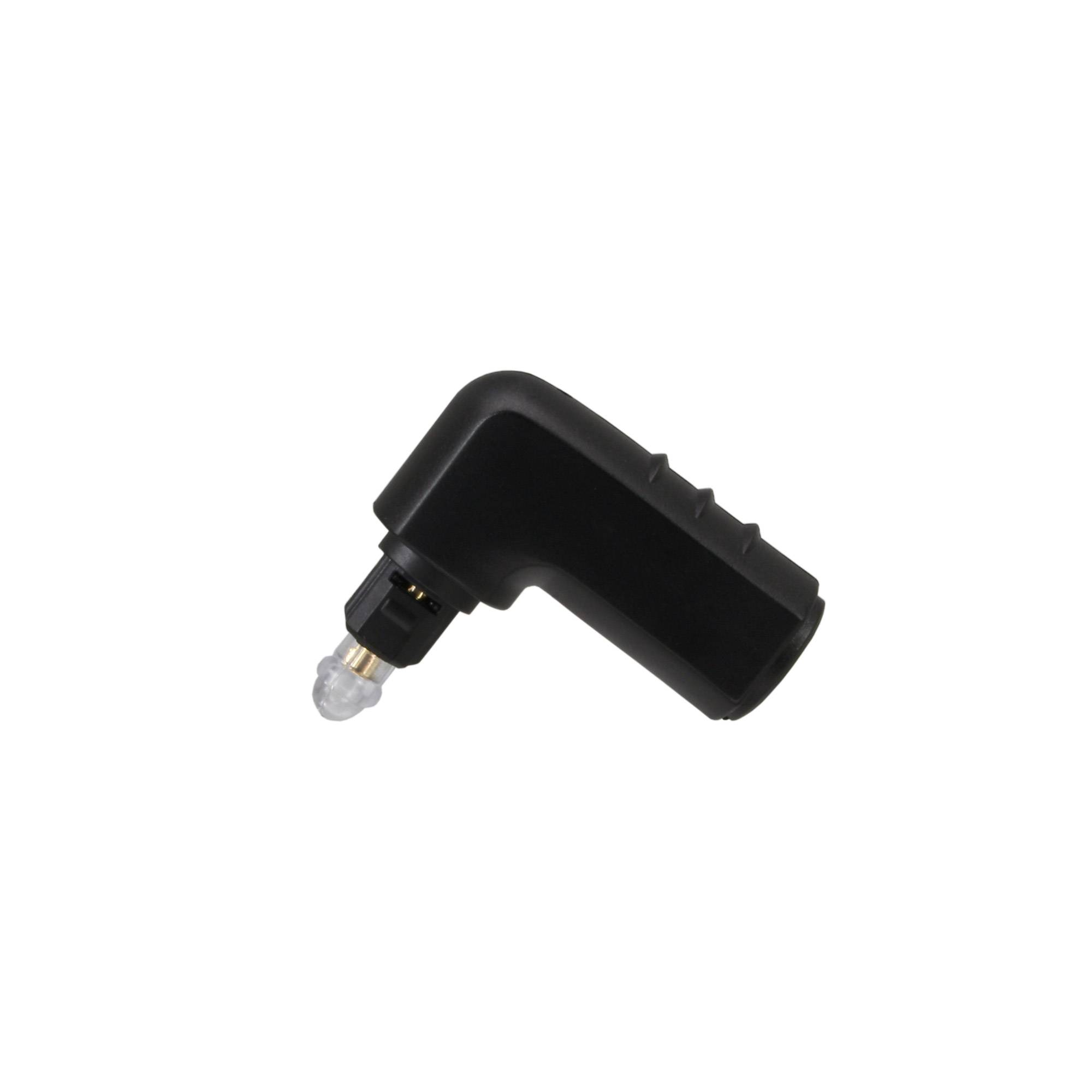 INLINE - OPTO Audio Adapter - Toslink Buchse / Stecker - 90° gewinkelt