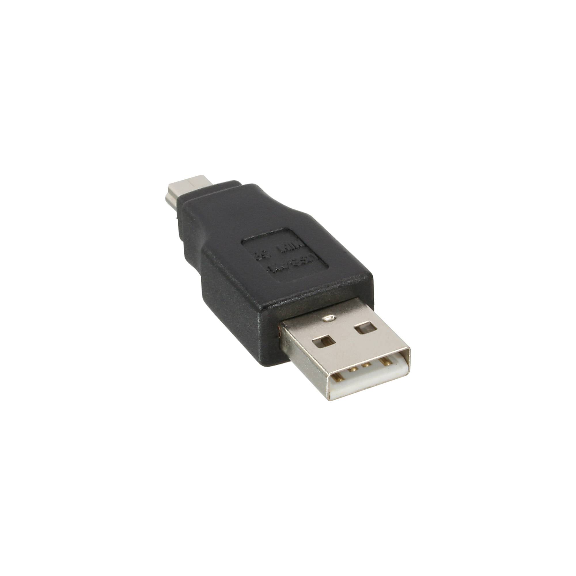 INLINE - USB 2.0 Adapter - Stecker A auf Mini-5pol Stecker