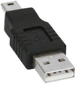 INLINE - USB 2.0 Adapter - Stecker A auf Mini-5pol Stecker