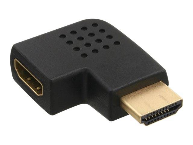 INLINE - HDMI Adapter - Stecker / Buchse - seitlich links gewinkelt - 4K2K