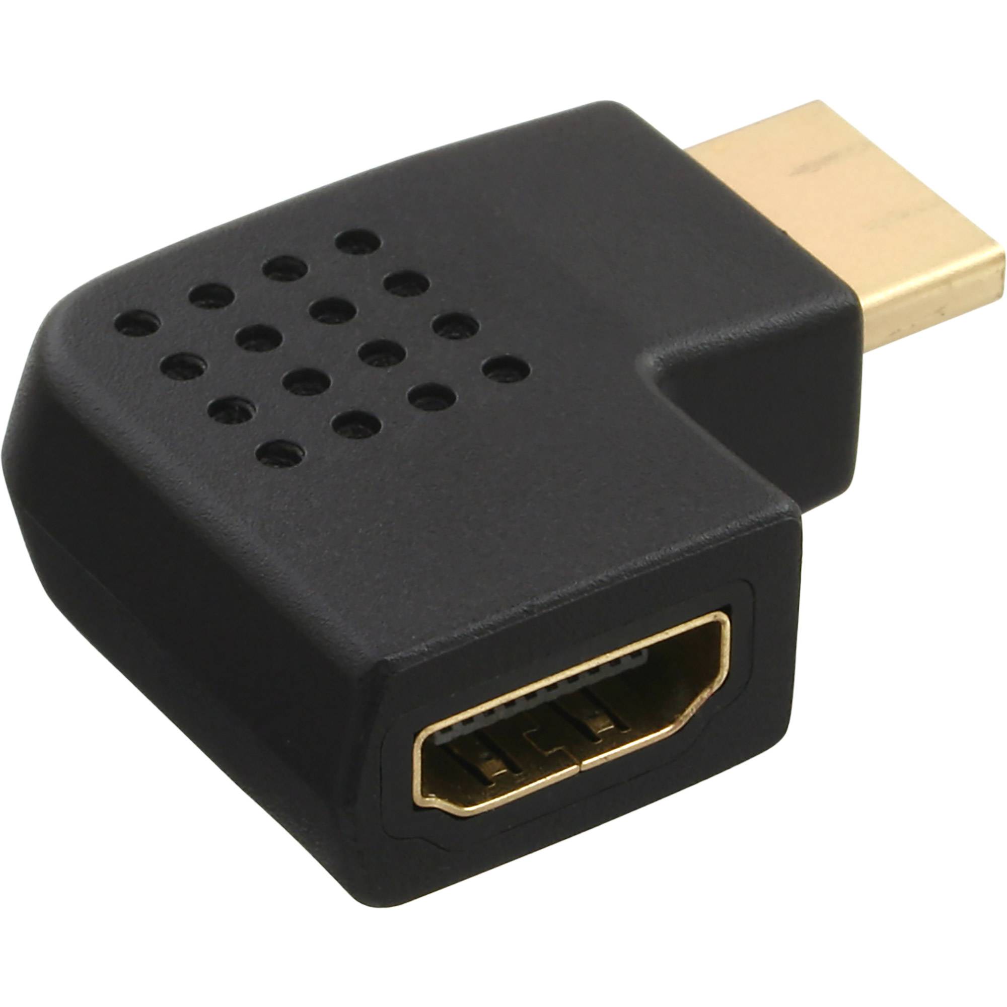 INLINE - HDMI Adapter - Stecker / Buchse - seitlich links gewinkelt - 4K2K