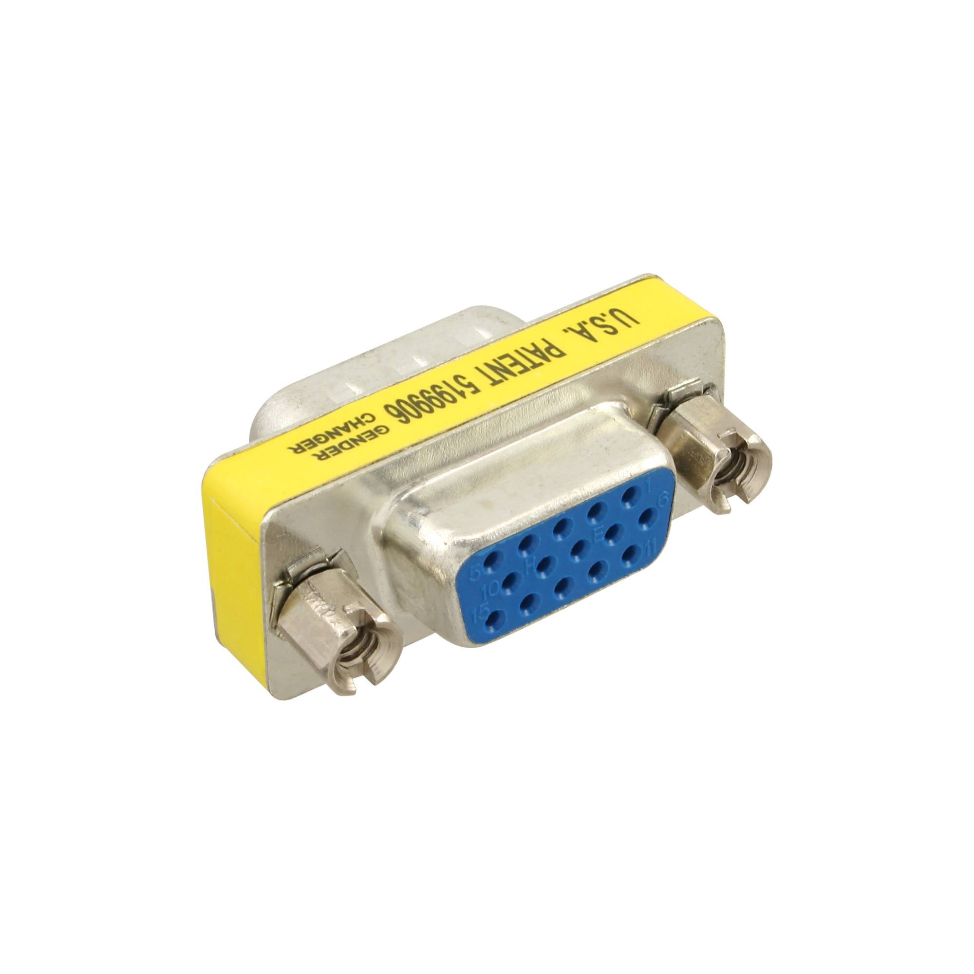 INLINE - Mini-Gender-Changer - 15pol HD (VGA) - Stecker / Buchse