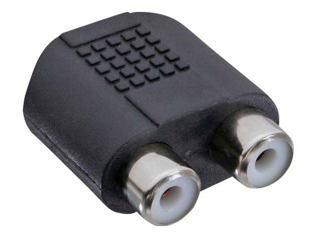 INLINE - Audio Adapter - 3,5mm Klinke Buchse Stereo an 2x Cinch Buchse