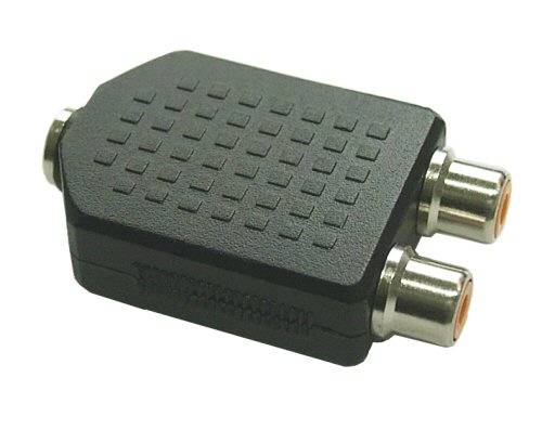 INLINE - Audio Adapter - 3,5mm Klinke Buchse Stereo an 2x Cinch Buchse