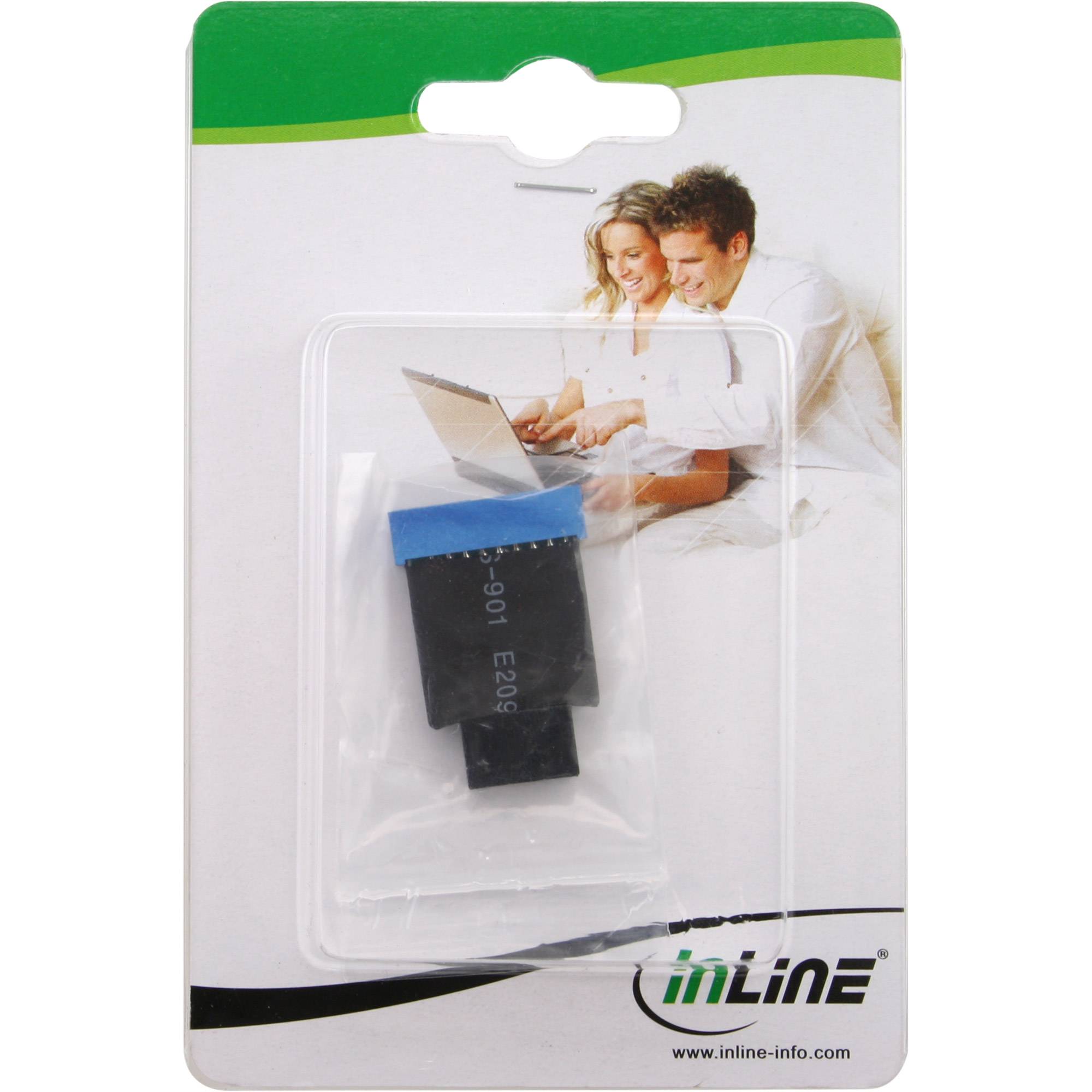 INLINE - USB 2.0 zu 3.0 Adapter intern - USB 2.0 Mainboard auf USB 3.0 intern