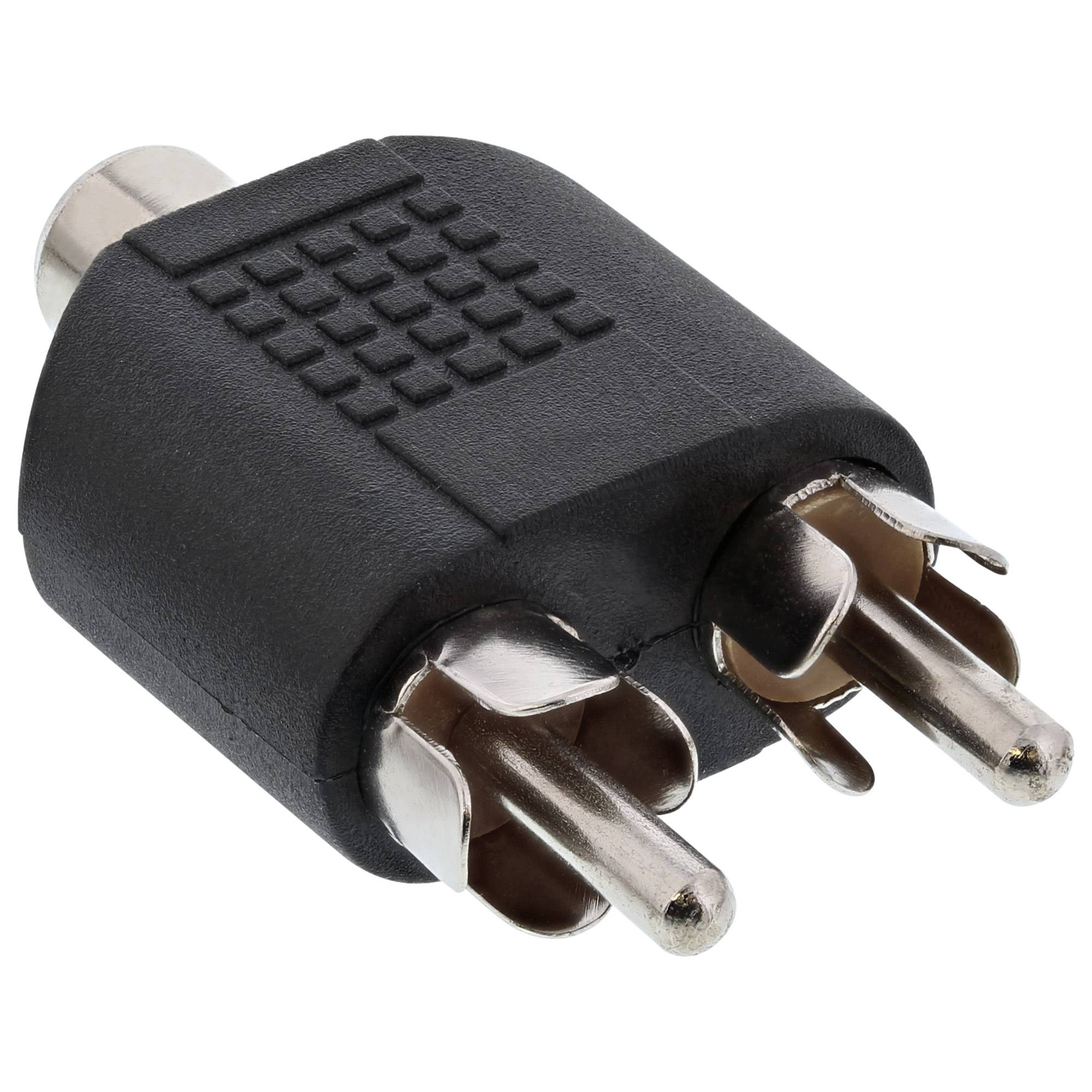 INLINE - Audio Adapter - Cinch Buchse an 2x Cinch Stecker