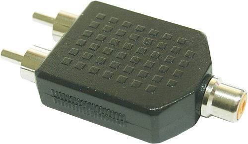 INLINE - Audio Adapter - Cinch Buchse an 2x Cinch Stecker