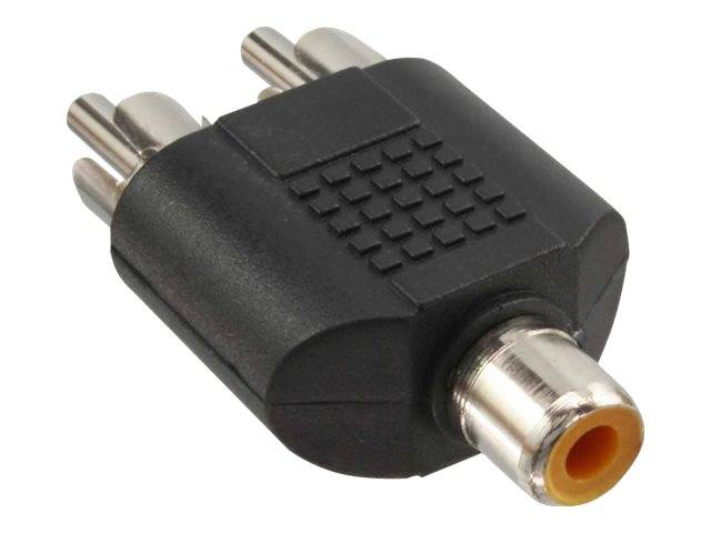 INLINE - Audio Adapter - Cinch Buchse an 2x Cinch Stecker