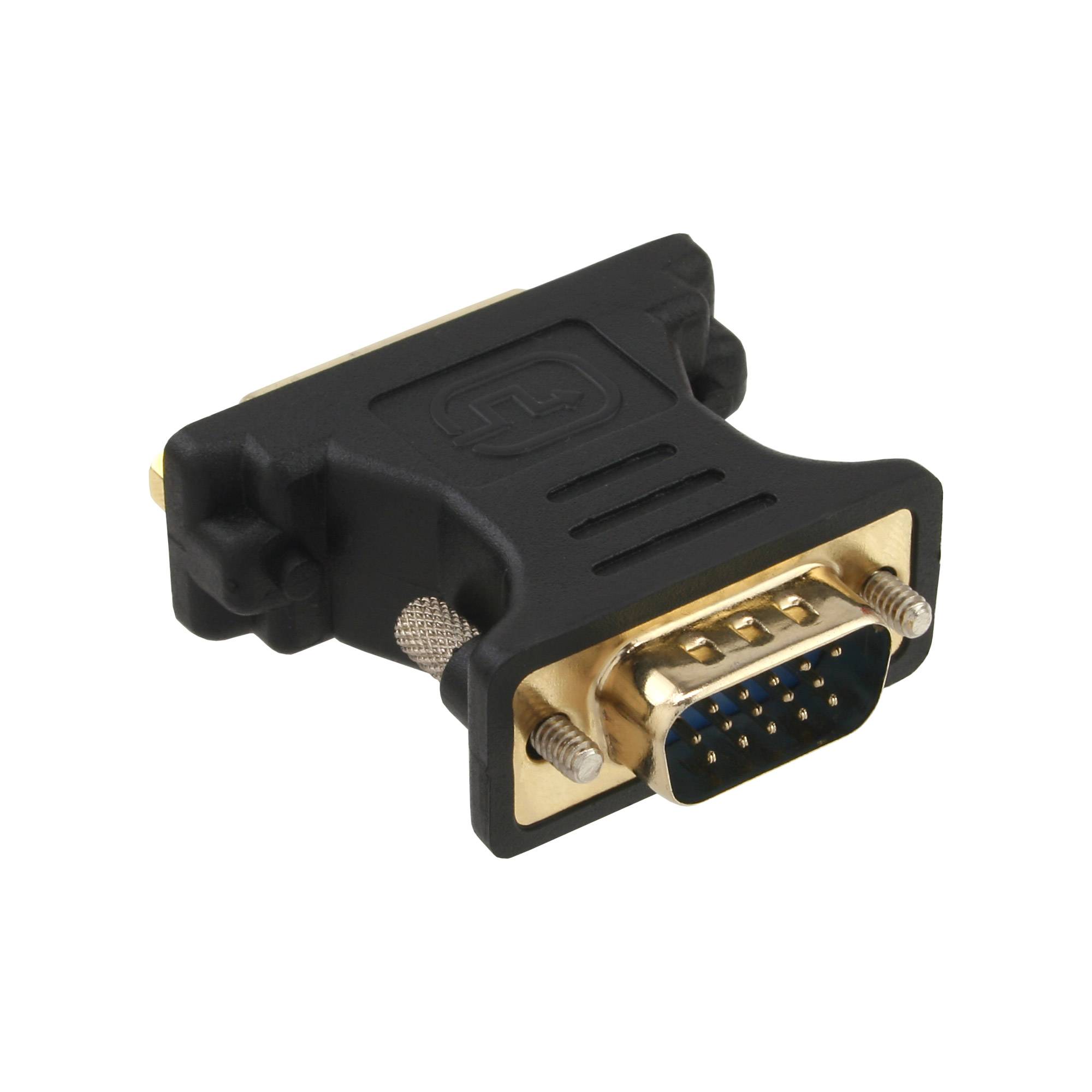 INLINE - DVI-A Adapter - Analog 24+5 Buchse auf 15pol HD Stecker (VGA) - vergoldet