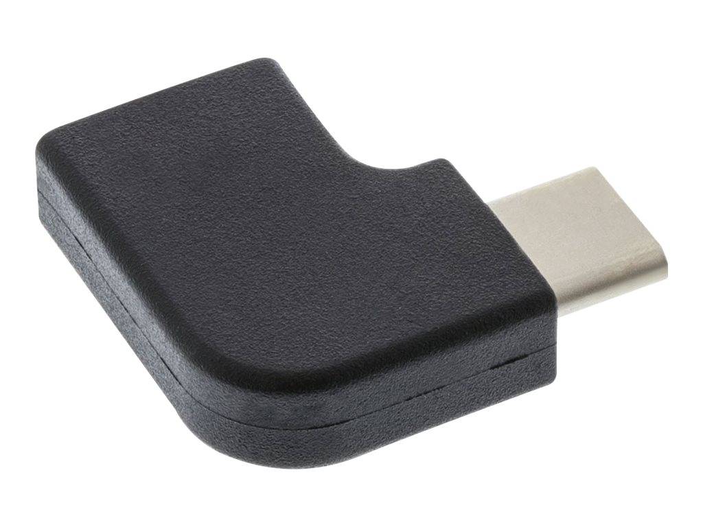 INLINE - USB 3.2 Gen.2 Adapter - USB-C Stecker an C Buchse - gewinkelt