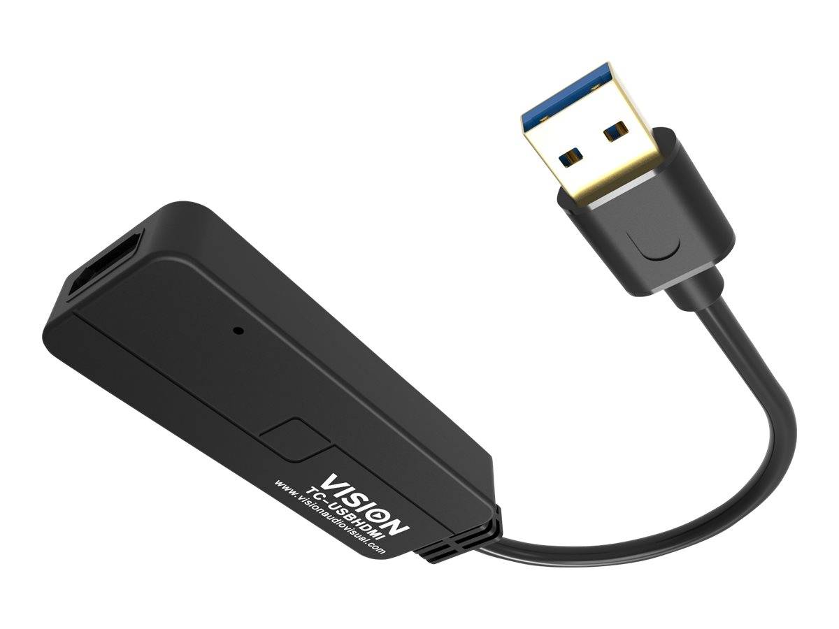 Schwarzes USB 3.0-Adapterkabel mit kompaktem 
