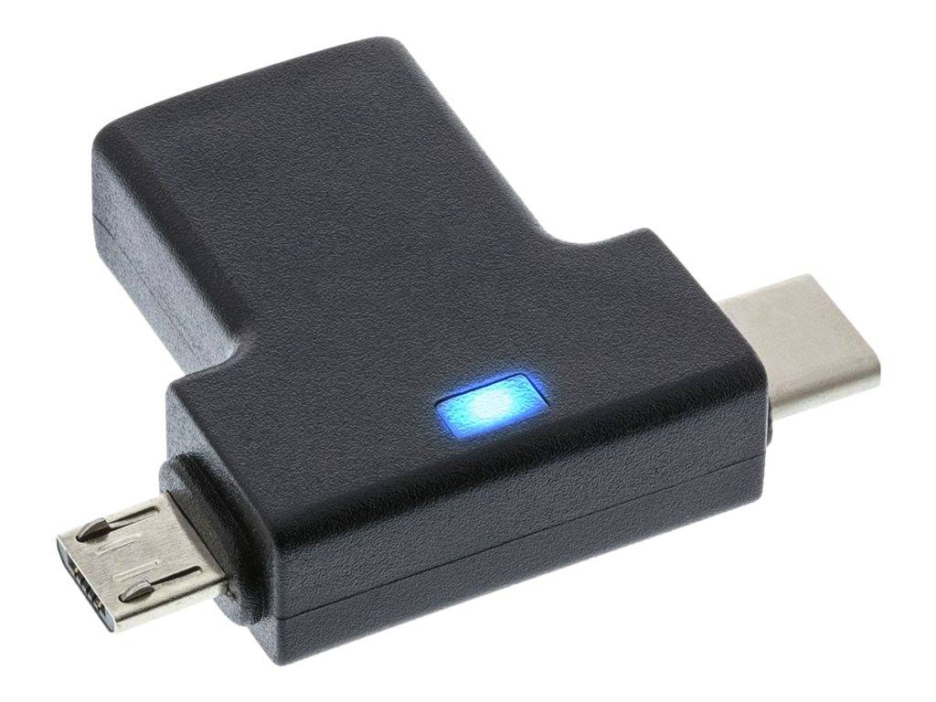 INLINE - USB 3.1/2.0 T-Adapter - USB-C Stecker oder Micro-USB an A Buchse