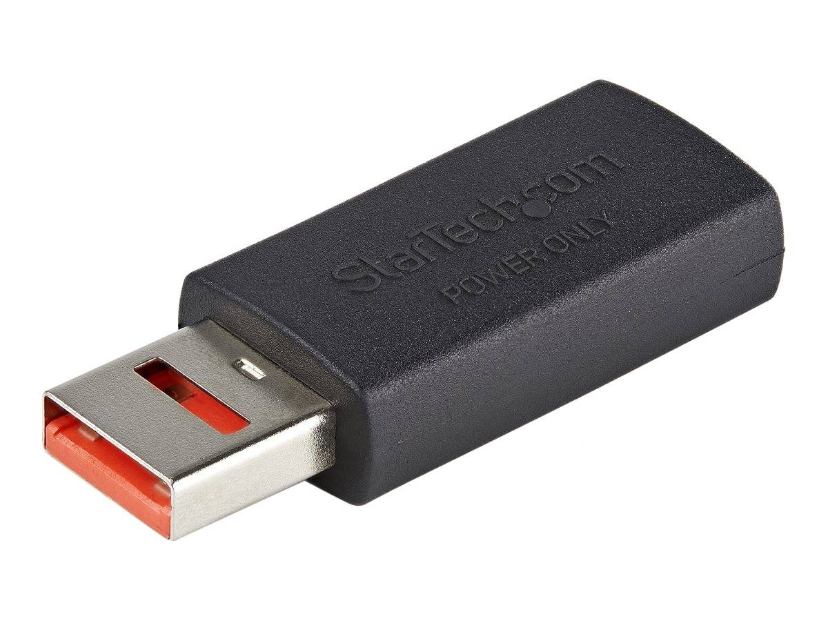 StarTech.com USB-Datenblocker - Secure Charge USB-Schutz - keine Datenübertragung - Charge/Power-Only-Adapter für Handy/