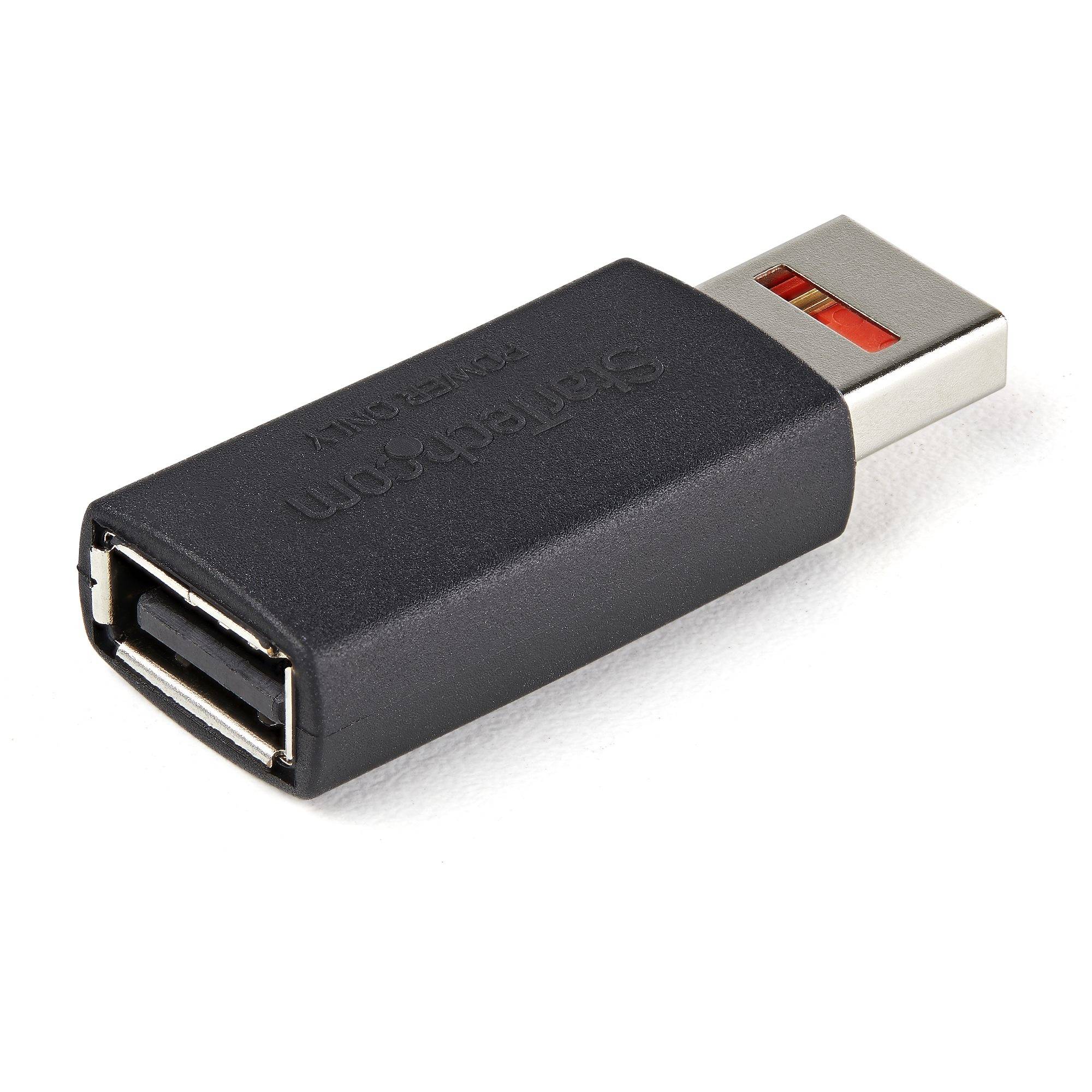 StarTech.com USB-Datenblocker - Secure Charge USB-Schutz - keine Datenübertragung - Charge/Power-Only-Adapter für Handy/