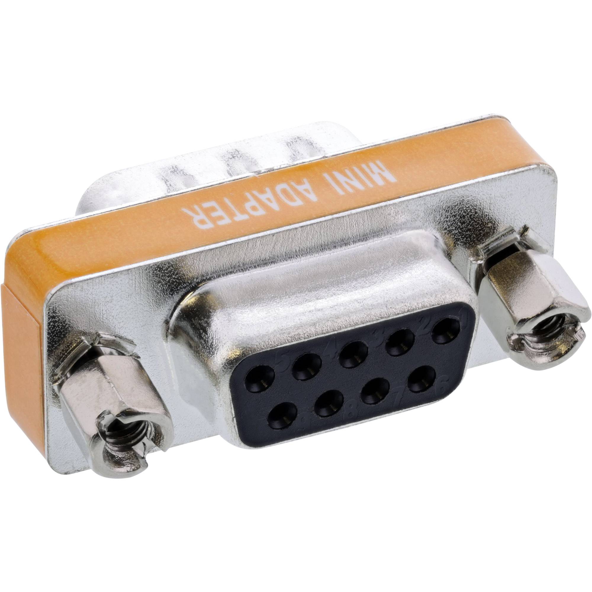 INLINE - Nullmodemadapter - 9pol Stecker / Buchse - bulk