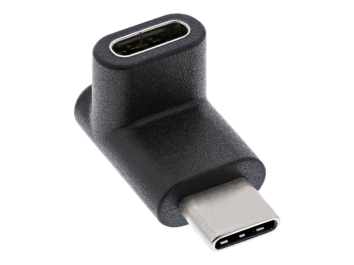 INLINE - USB 3.2 Gen.2 Adapter - USB-C Stecker an C Buchse - oben/unten gewinkelt