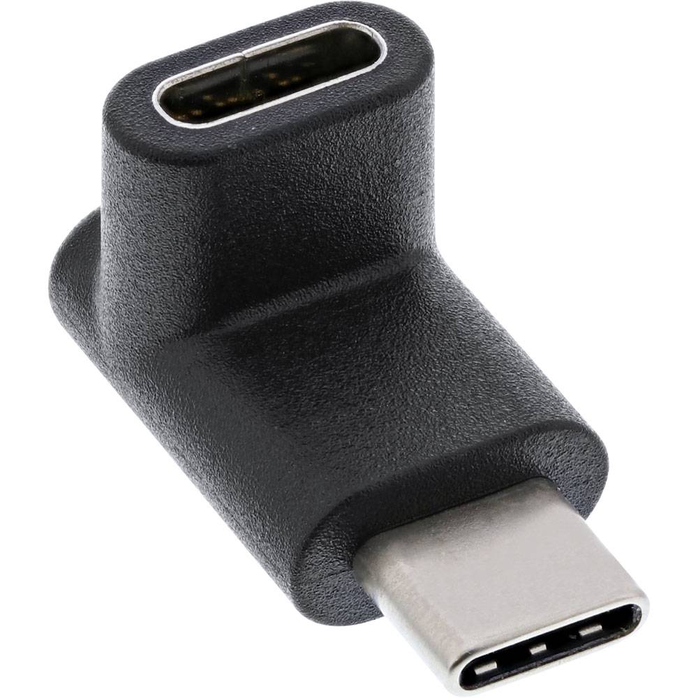 INLINE - USB 3.2 Gen.2 Adapter - USB-C Stecker an C Buchse - oben/unten gewinkelt