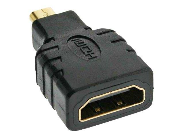 INLINE - HDMI Adapter - HDMI A Buchse auf Micro HDMI D Stecker - 4K/60Hz
