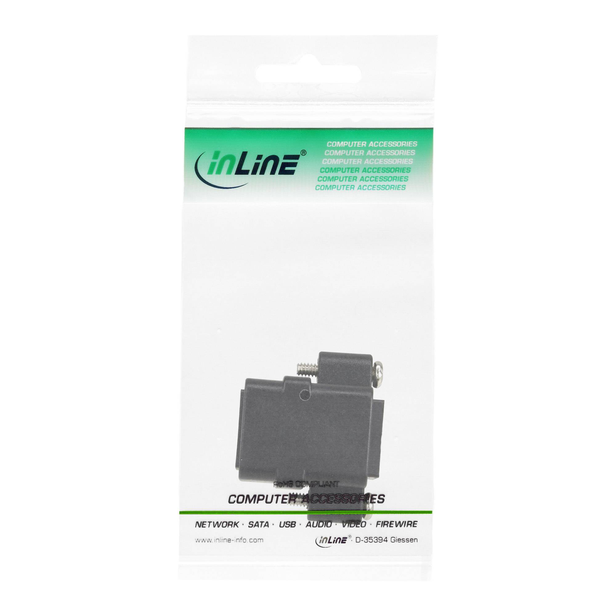 INLINE - Patchkabelkupplung - UTP - 2x RJ45 Buchse - zum Einbau