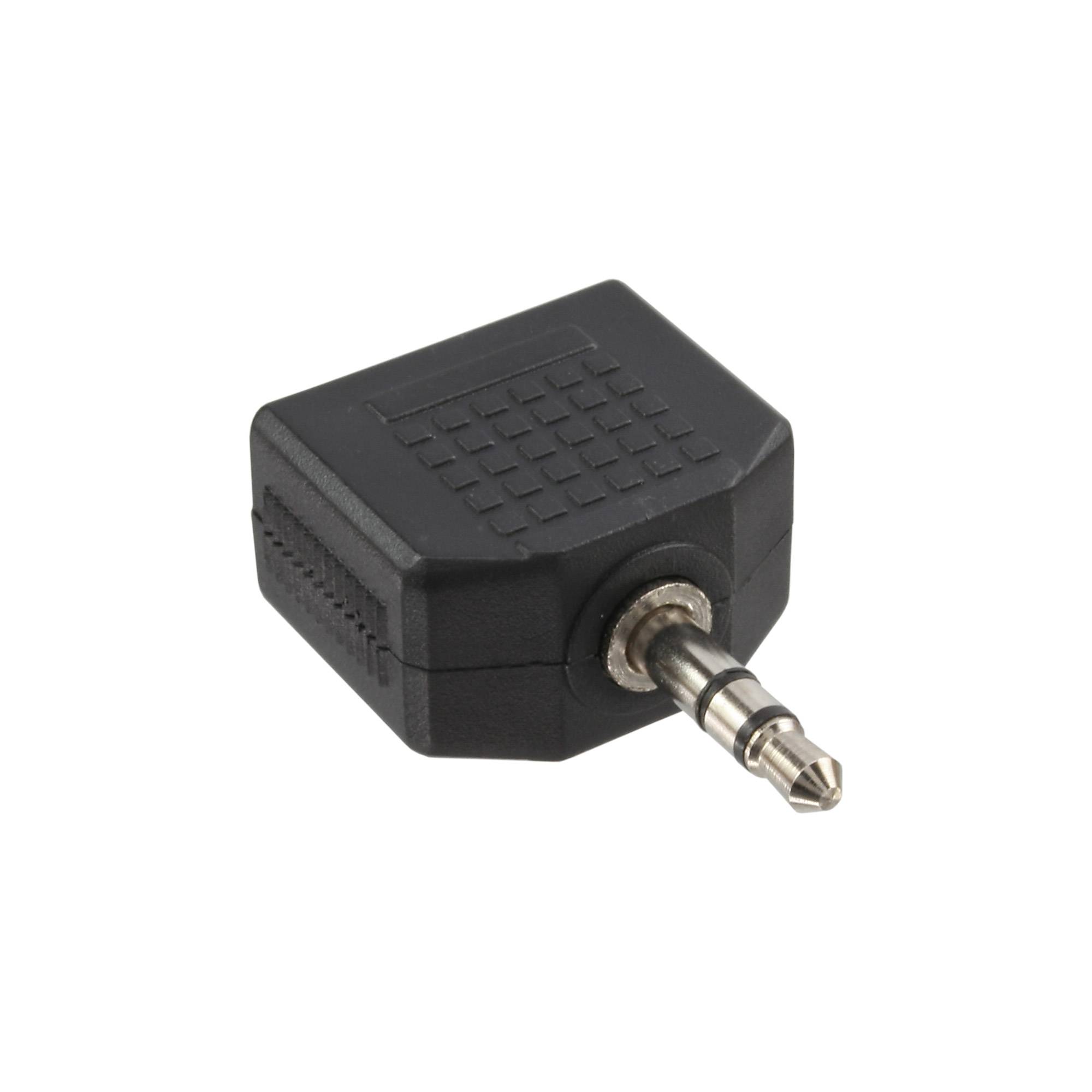 INLINE - Audio Adapter - 3,5mm Klinke Stecker an 2x 3,5mm Klinke Buchse - Stereo
