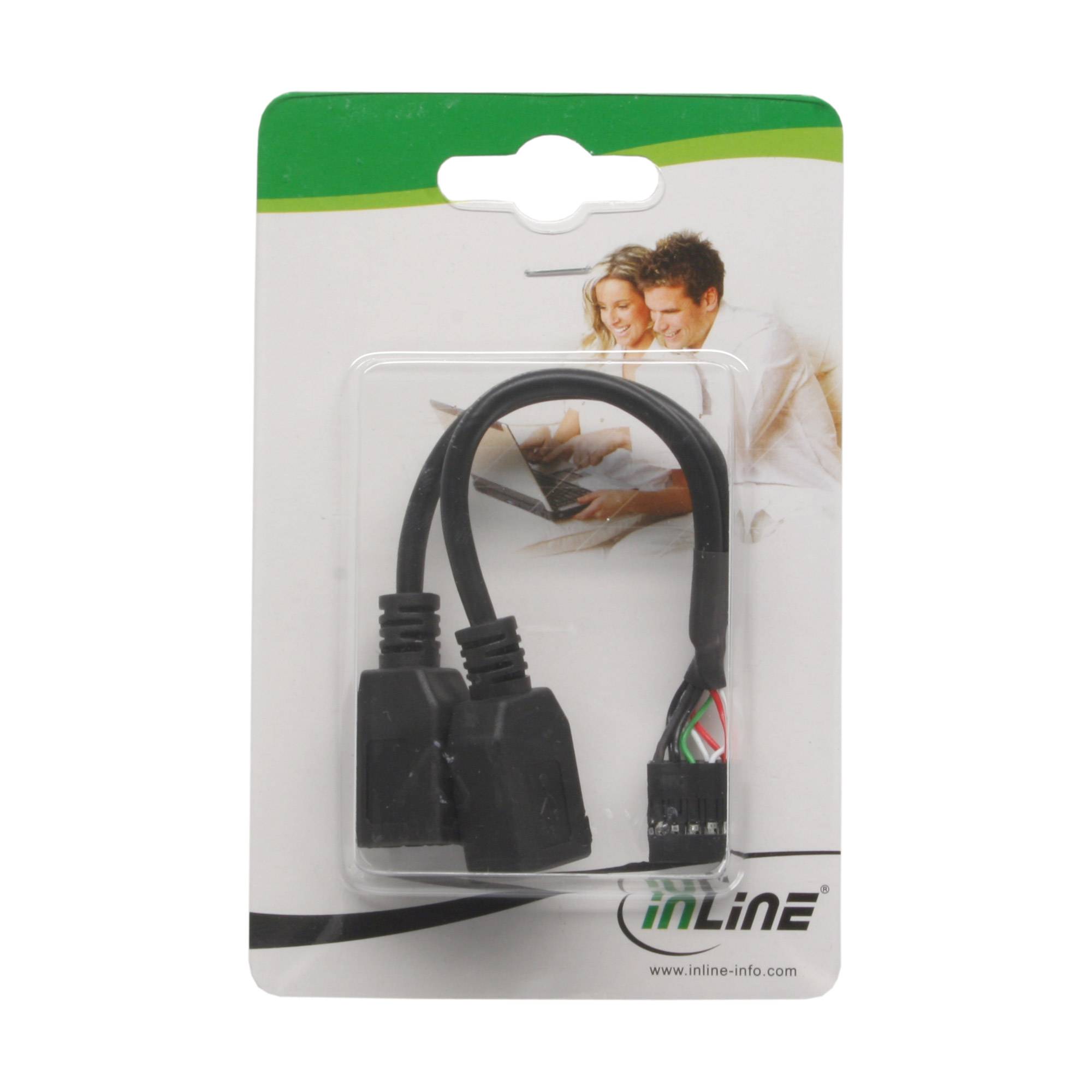 InLine - Interner und externer USB-Adapter - DIN, 9-polig (W)