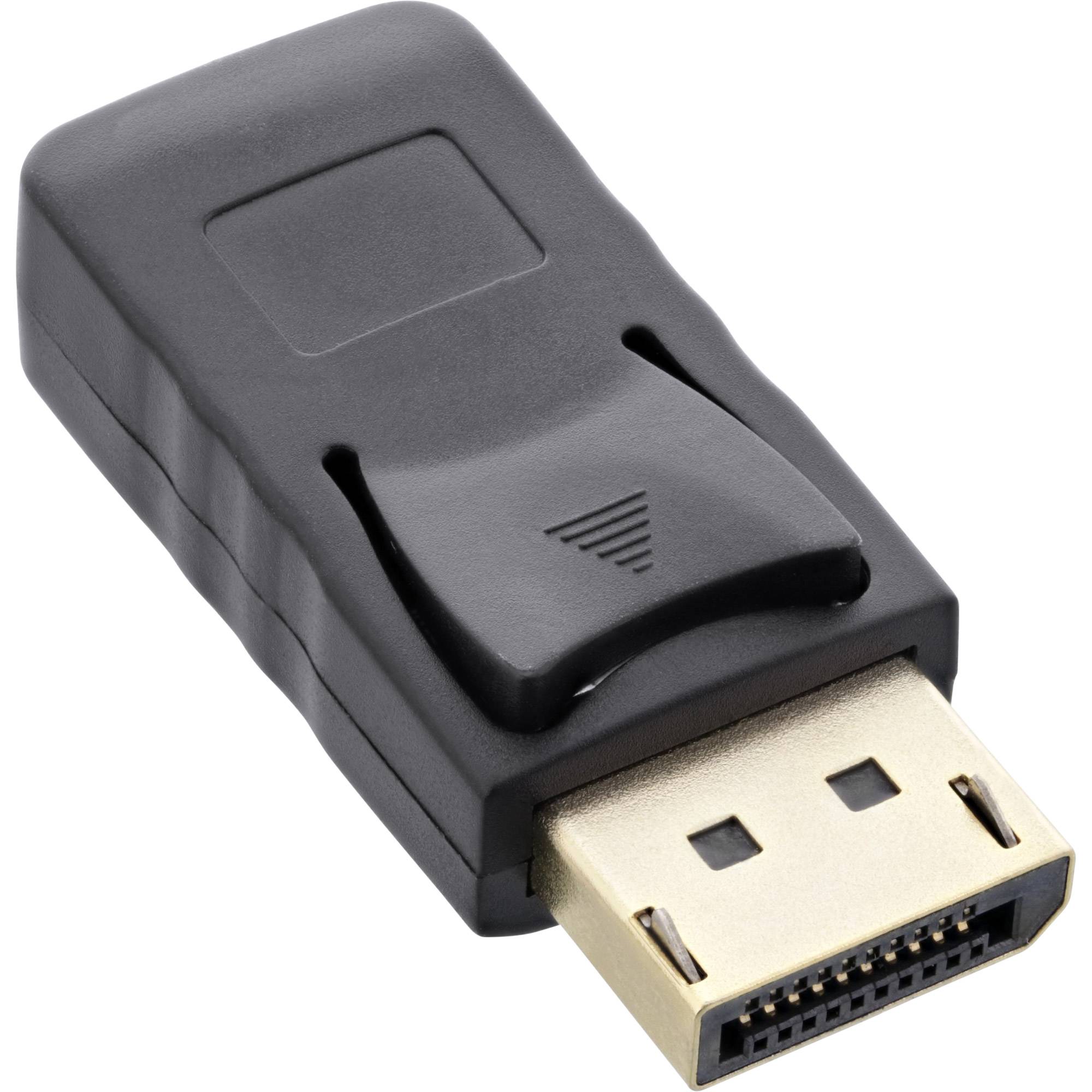 INLINE - DisplayPort Adapter - DisplayPort Stecker auf mini DisplayPort Buchse - 4K