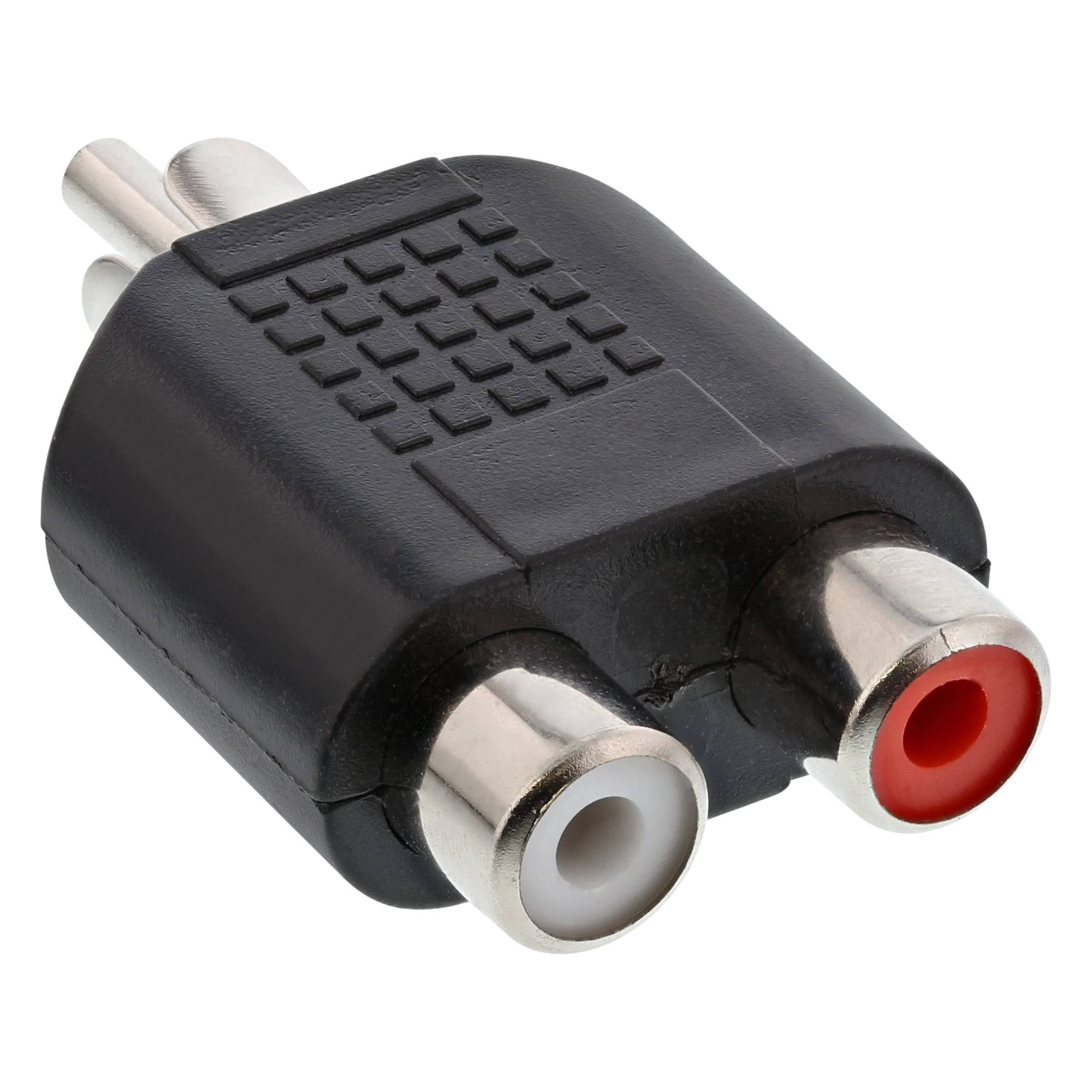 INLINE - Audio Adapter - Cinch Stecker an 2x Cinch Buchse