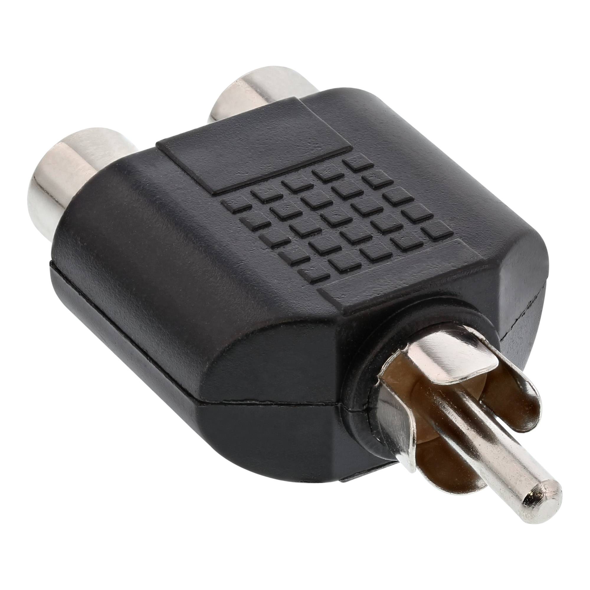 INLINE - Audio Adapter - Cinch Stecker an 2x Cinch Buchse