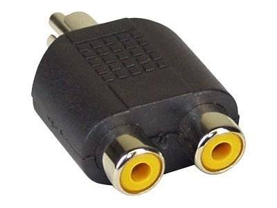 INLINE - Audio Adapter - Cinch Stecker an 2x Cinch Buchse