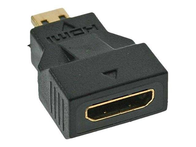 INLINE - HDMI Adapter - Mini HDMI C Buchse auf Micro HDMI D Stecker - 4K2K