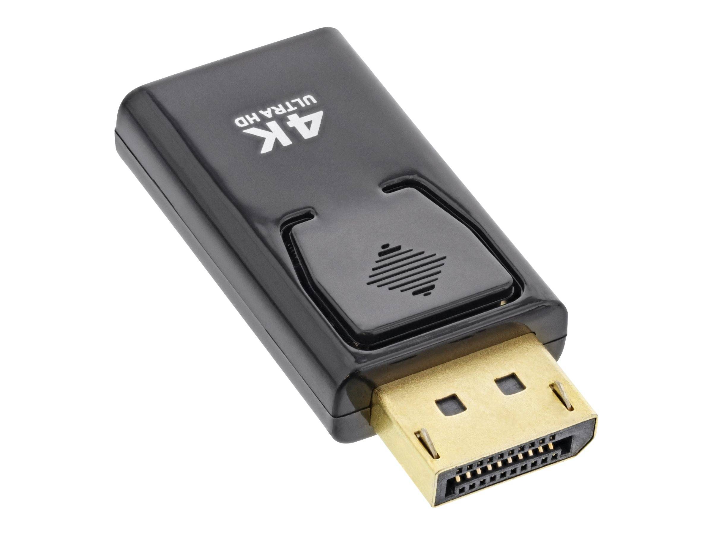 4K Ultra HD USB-Adapter/Dongle mit einem HDMI-Stecker, gezeigt auf weißem Hintergrund.
