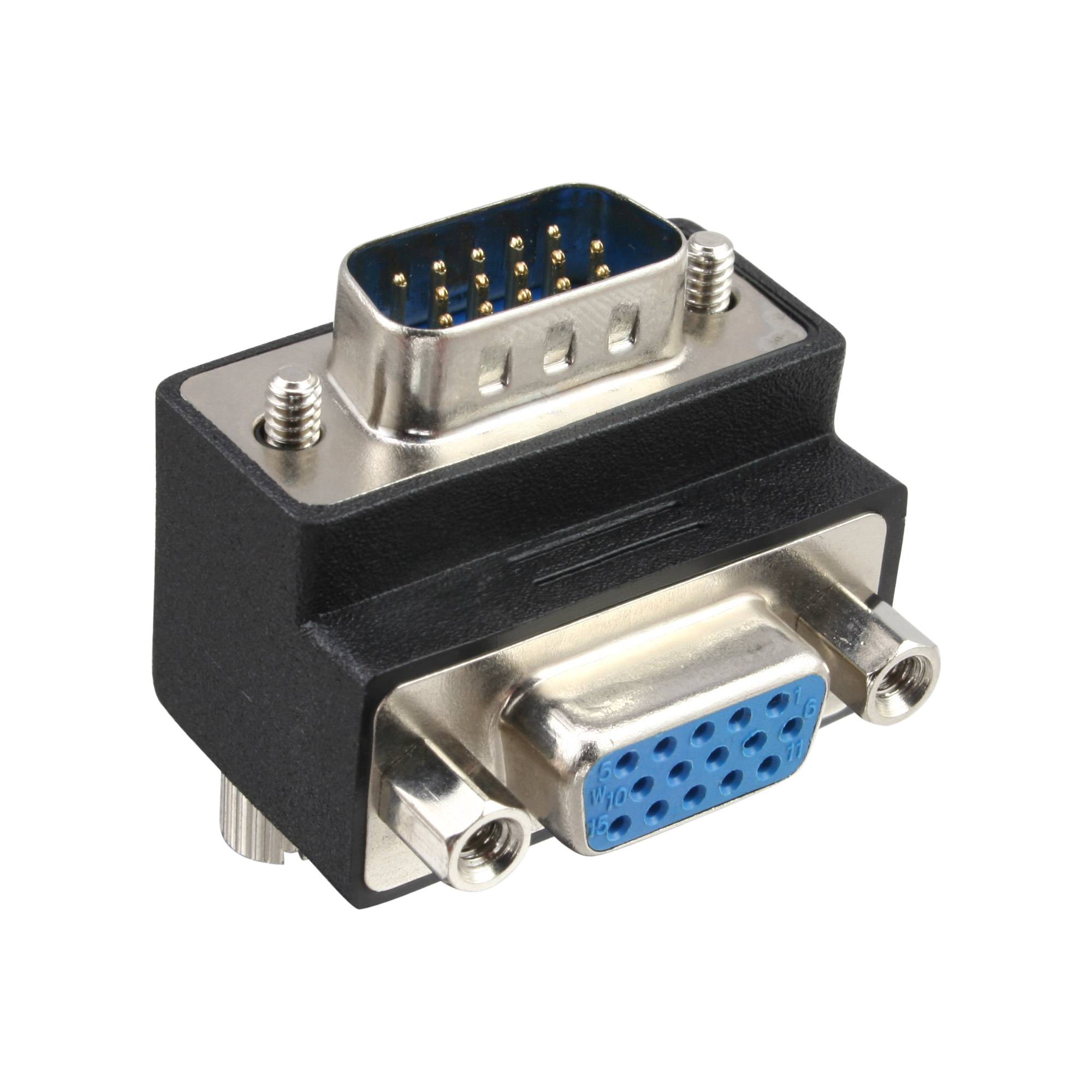 INLINE - VGA Adapter 90° Winkel 15pol Stecker/Buchse