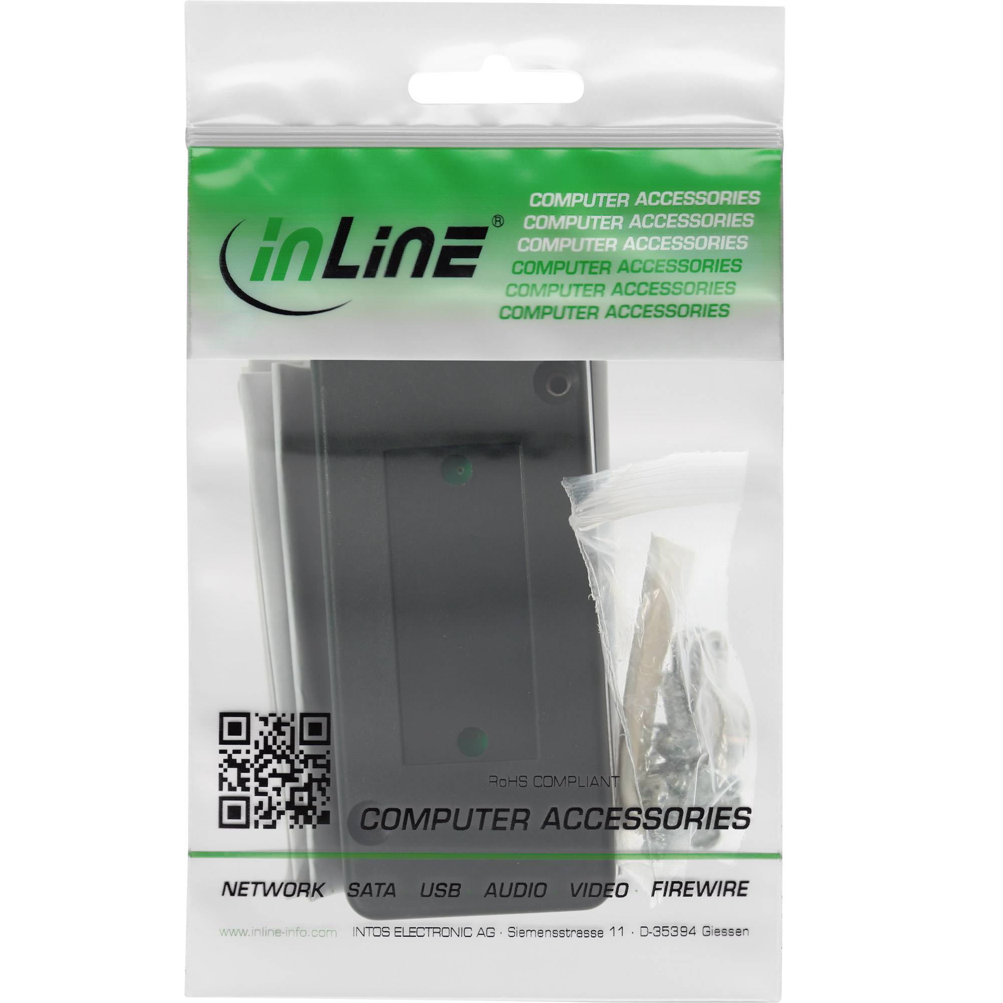INLINE - Verbindungsmodul Cat.6A - mit LSA-Technik - geschirmt bis 600MHz