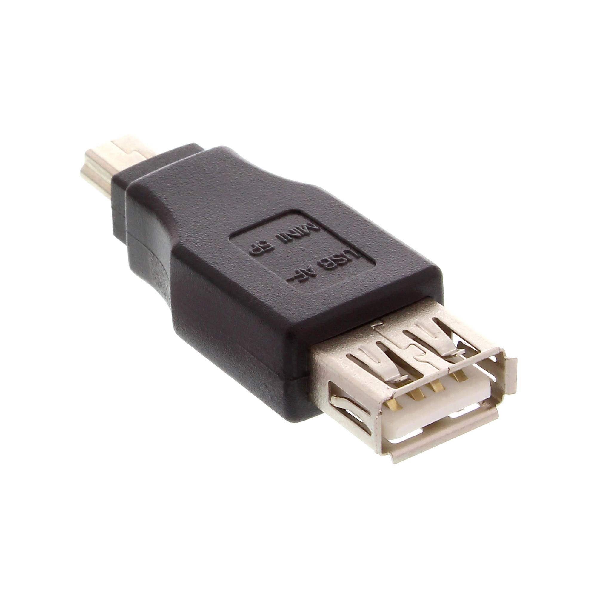 INLINE - USB 2.0 Adapter - Stecker A auf Mini-5pol Buchse