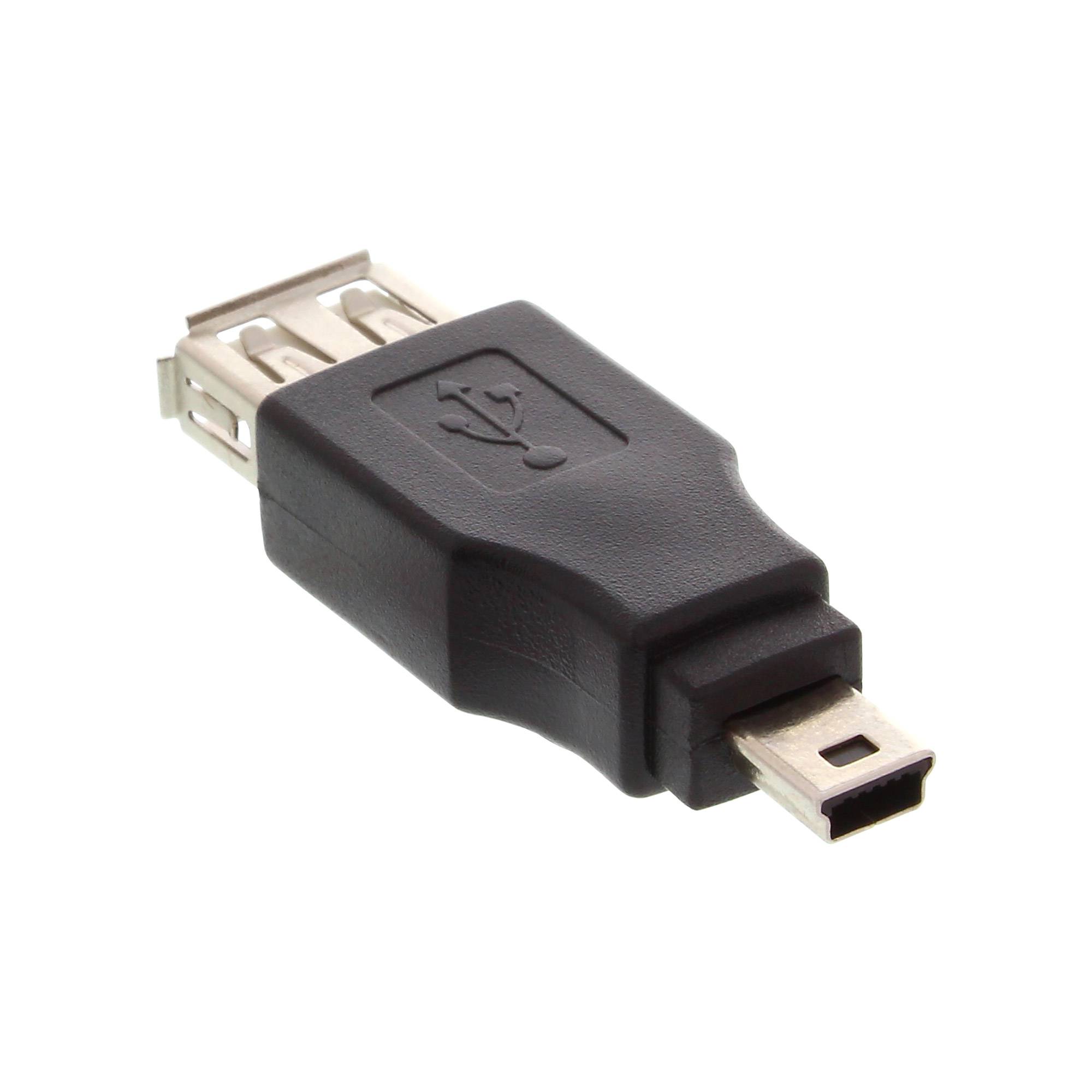 INLINE - USB 2.0 Adapter - Stecker A auf Mini-5pol Buchse