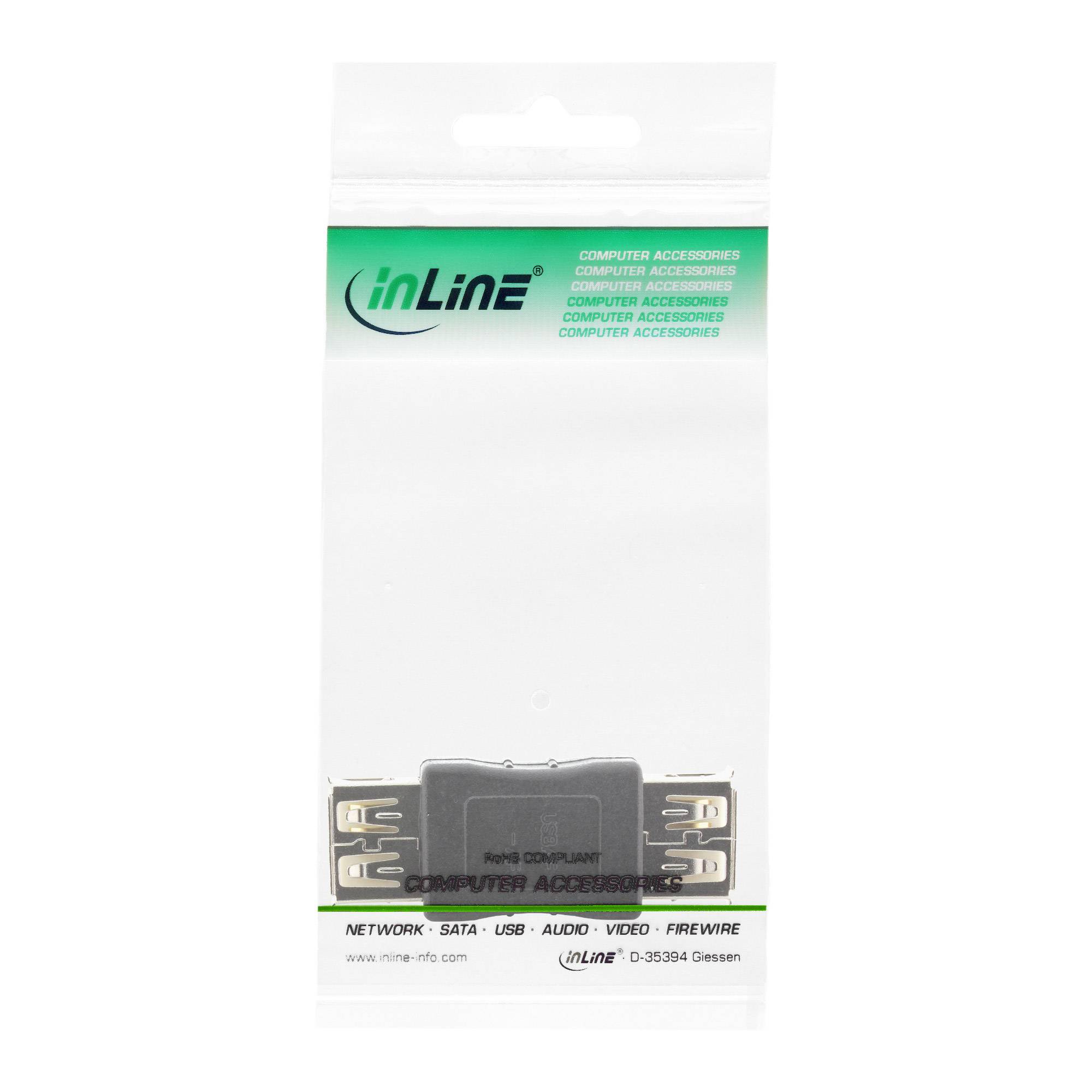 INLINE - USB 2.0 Adapter - Buchse A auf Buchse A