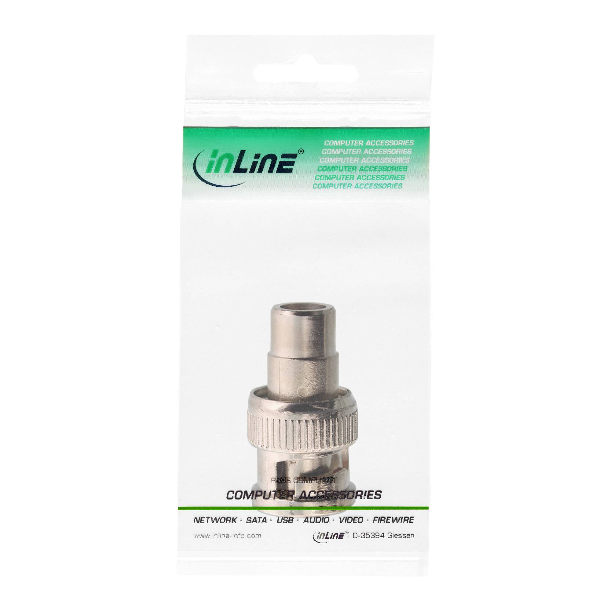 INLINE - Video Adapter - 1x Cinch Buchse auf BNC Stecker