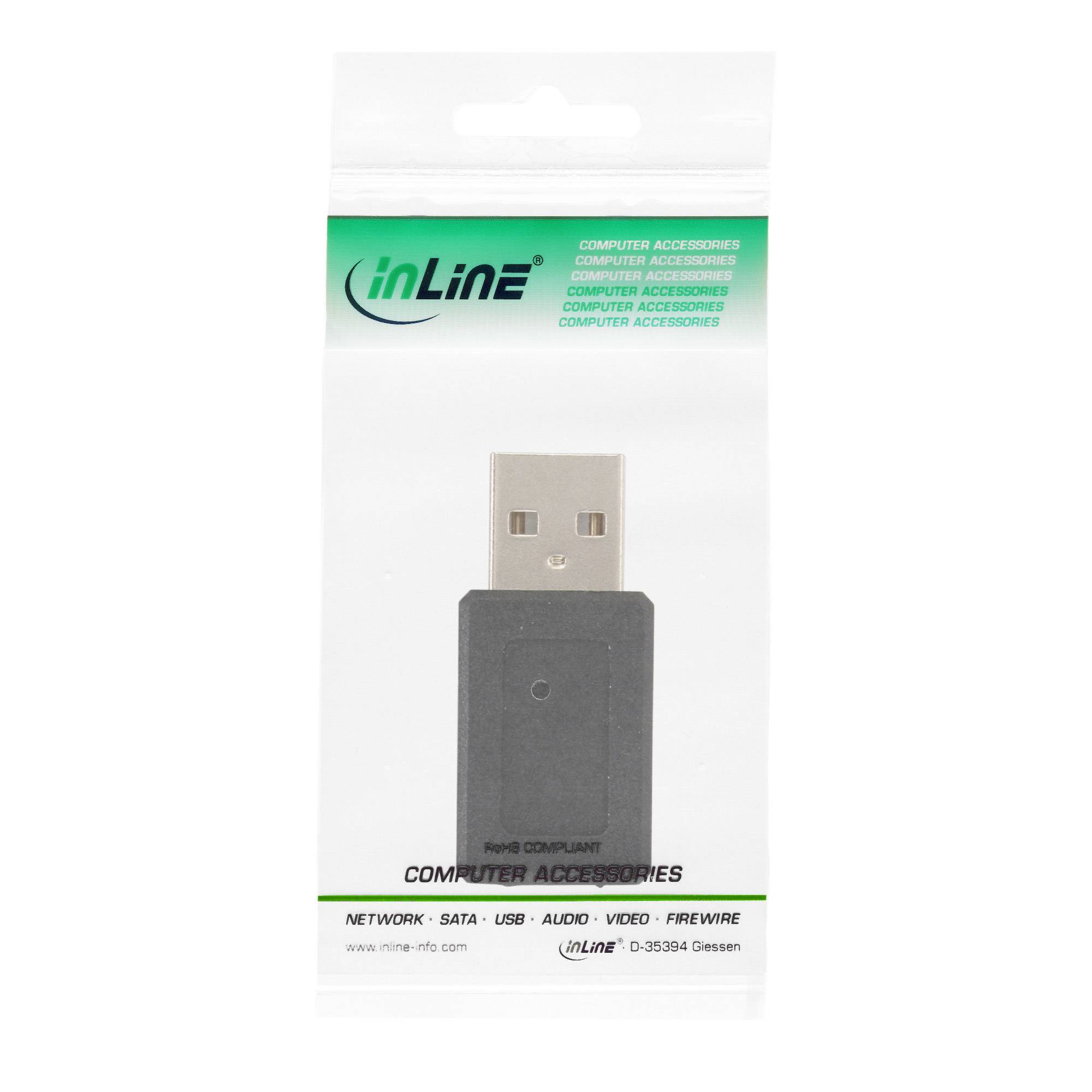 INLINE - USB 2.0 Adapter - Stecker A auf Mini-5pol Buchse