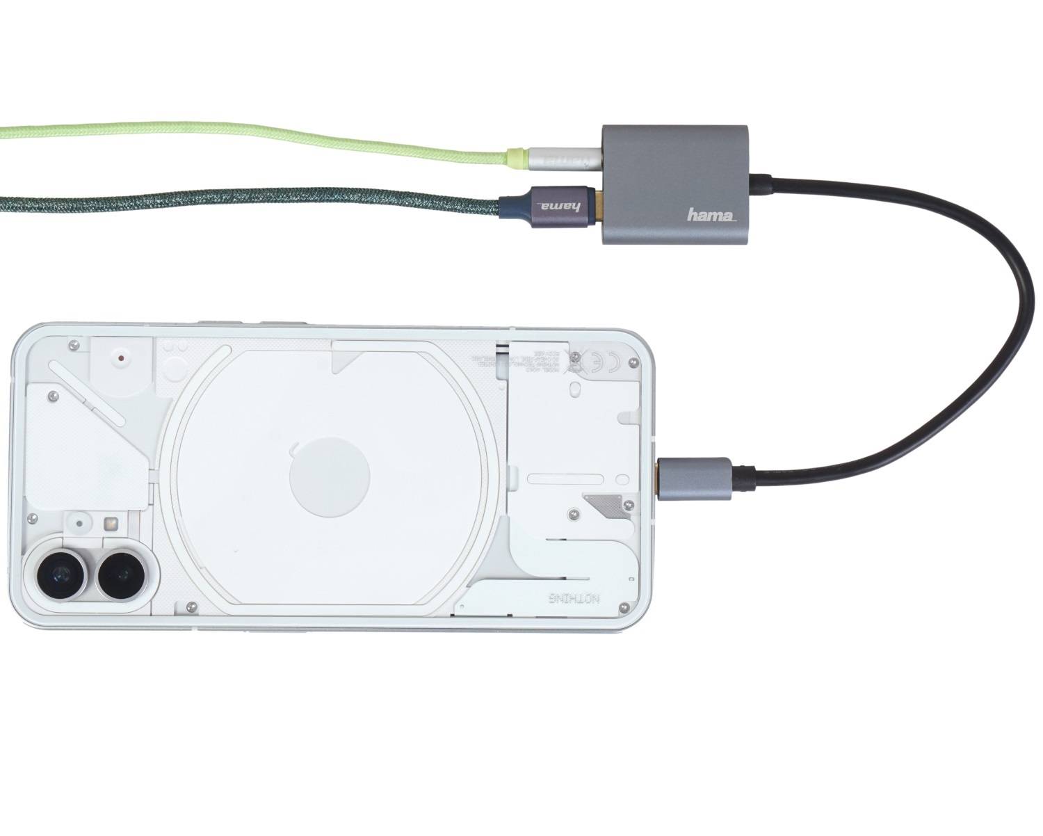 2in1 USB-C auf 3,5mm Audio-Adapter mit Ladefunktion