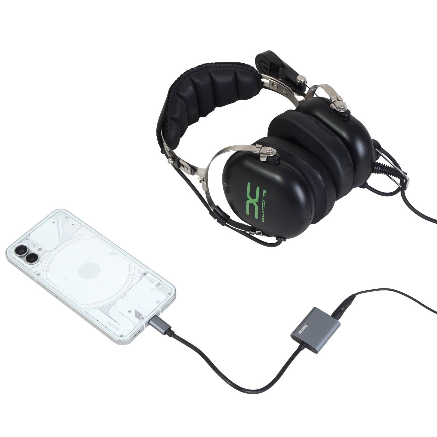 2in1 USB-C auf 3,5mm Audio-Adapter mit Ladefunktion