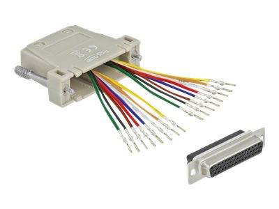 Delock - Netzwerkadapter - RJ-45 (W) bis DB-44 (W)