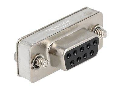 Delock - Loopback-Adapter - DB-9 (W) schraubbar