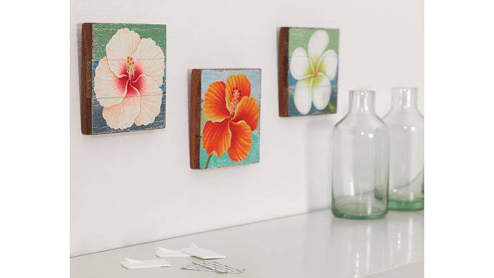 TESA Powerstrips, Indoor, Universalhaken, Weiß, Kunststoff, Klebestreifen, 1 kg