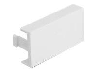 Delock - Easy 45 - Abdeckung für Ausgänge - weiß, RAL 9003 (Packung mit 10)