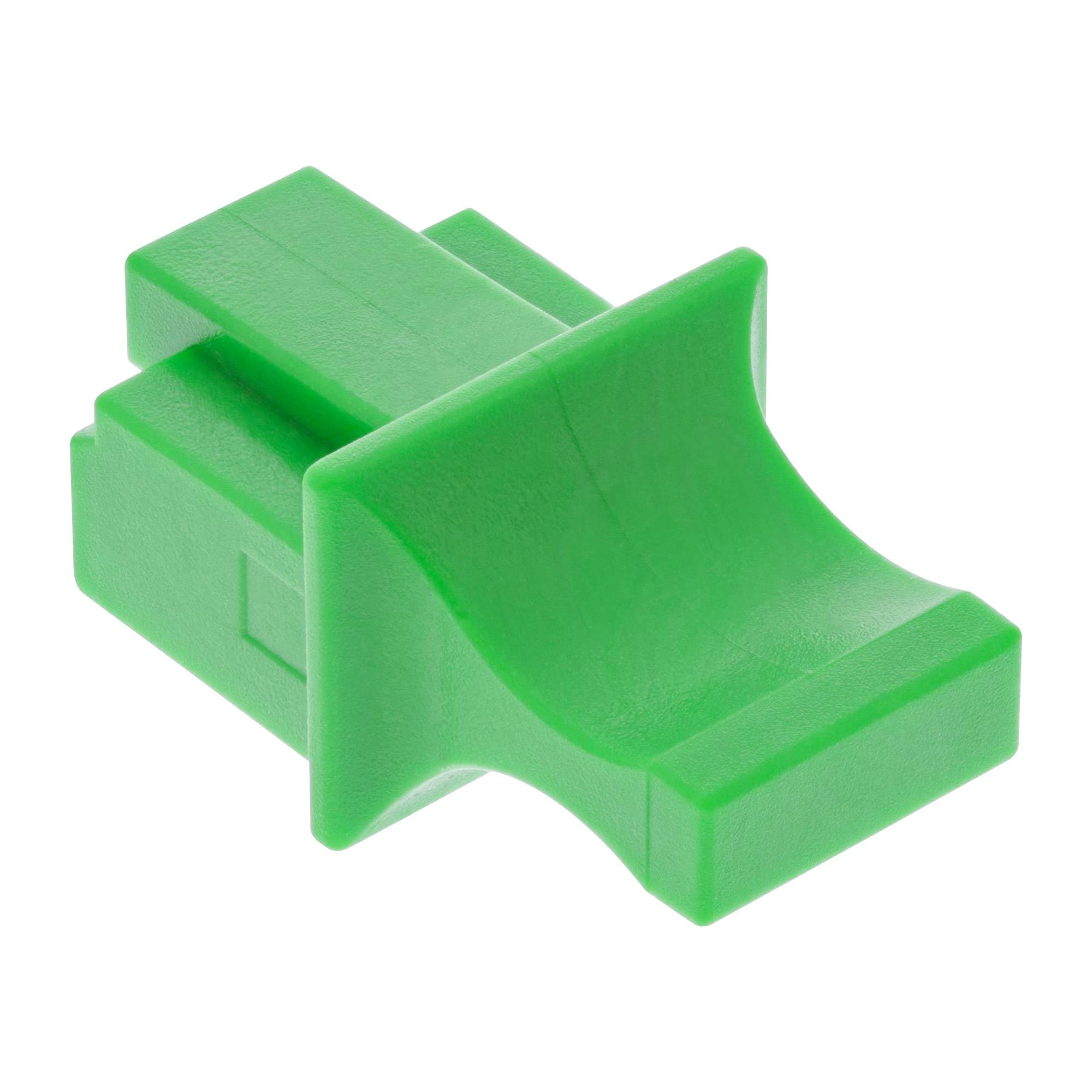 InLine Dust Cover for RJ45 sockets - Schutzumschlag - grün (Packung mit 10)