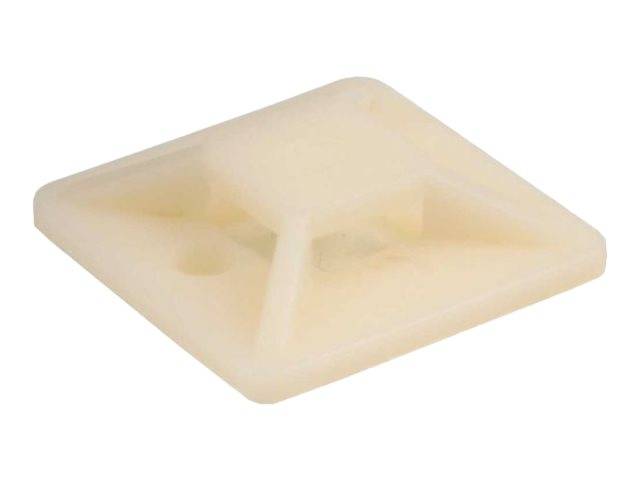 INLINE - Befestigungssockel für Kabelbinder - 20x20mm - selbstklebend - 10 Stück