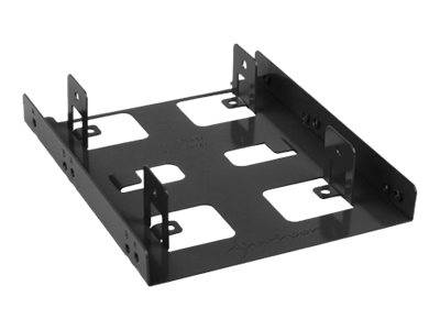 Sharkoon 3.5"" BayExtension - Laufwerksschachtadapter - 3.5"" to 2 x 2.5"" (8,9 cm bis 2 x 6,4 cm)