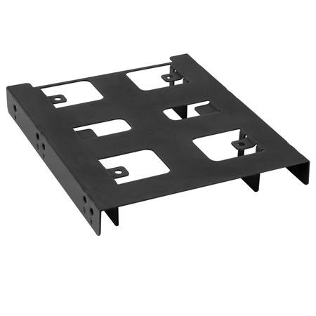 Sharkoon 3.5"" BayExtension - Laufwerksschachtadapter - 3.5"" to 2 x 2.5"" (8,9 cm bis 2 x 6,4 cm)