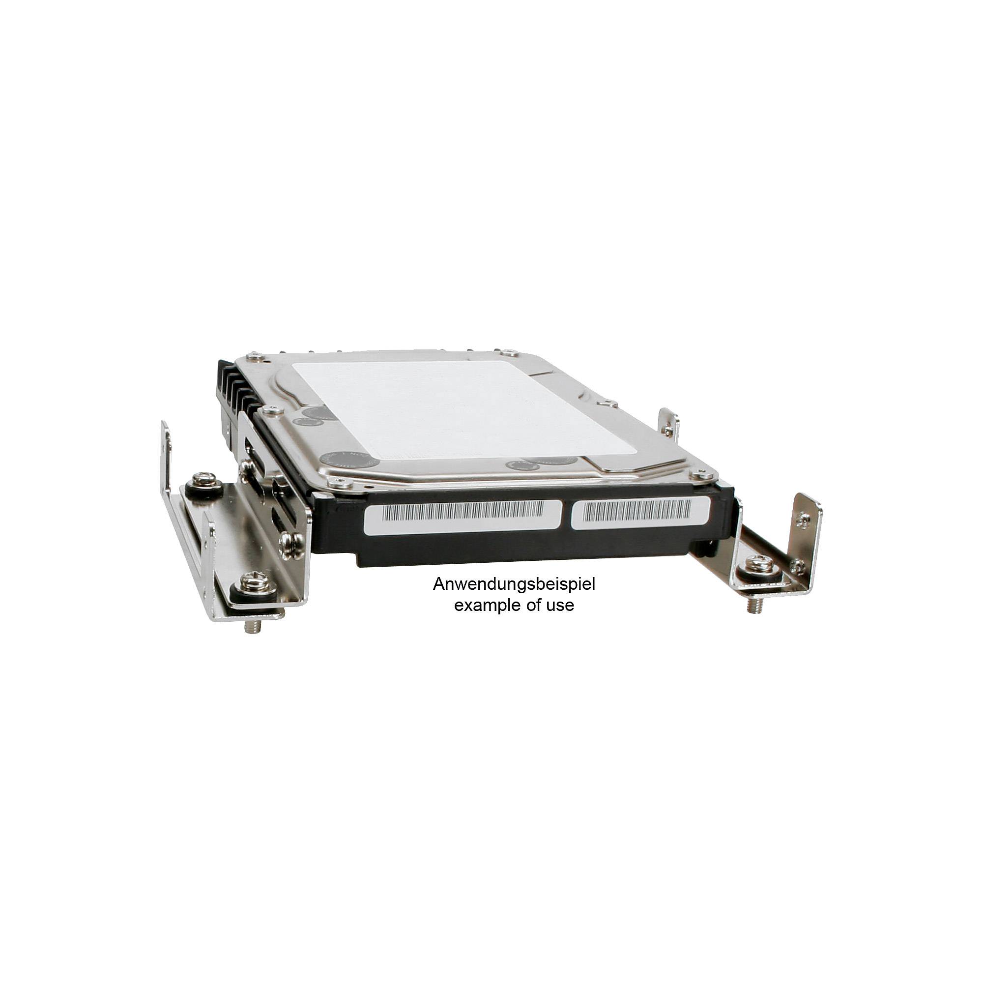 INLINE - Festplatten-Entkoppler - 13,34cm (5,25"") zu 8,89cm (3,5"") - silber